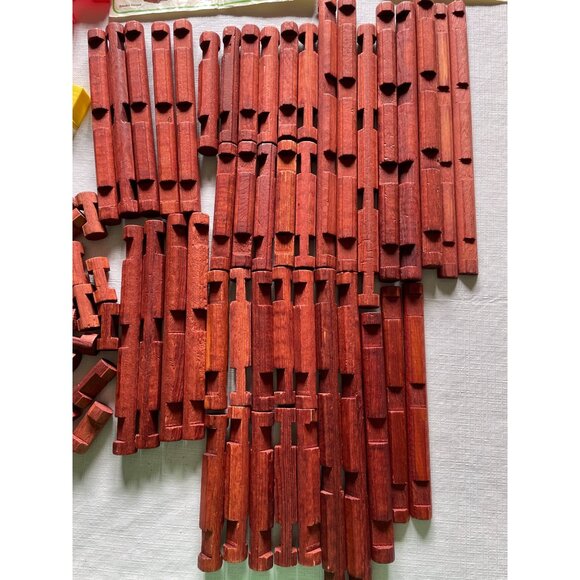 Vintage Lincoln Logs Frontierman Set Playskool 1974 Edition Original Box - Picture 15 of 16